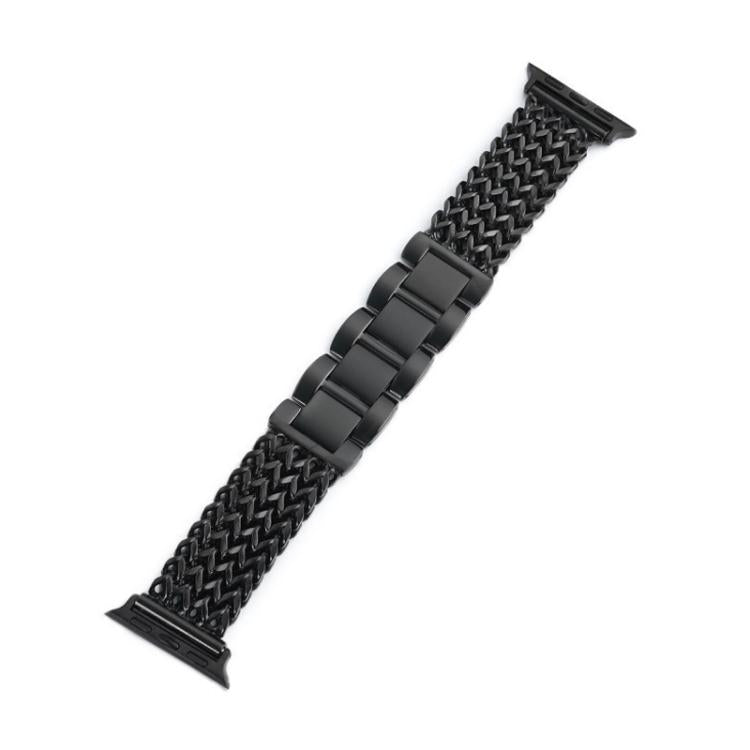 Bracelet de montre en acier inoxydable tressé à chevrons xDfind, For Apple Watch 42 / 44 / 45 / 46 / 49mm, For Apple Watch 38 / 40 / 41 / S10 42mm