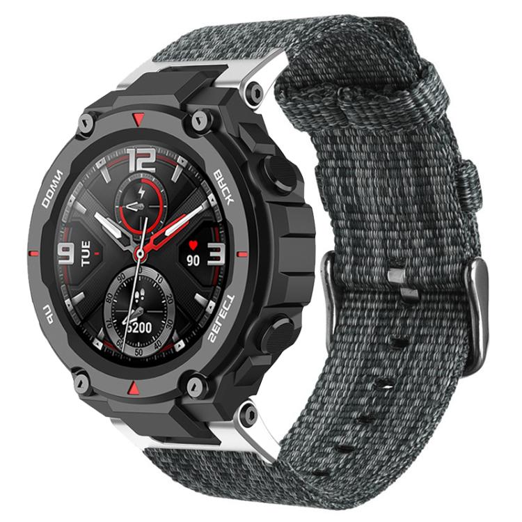 Bracelet de montre en toile de nylon xDfind, For Amazfit T-Rex 3