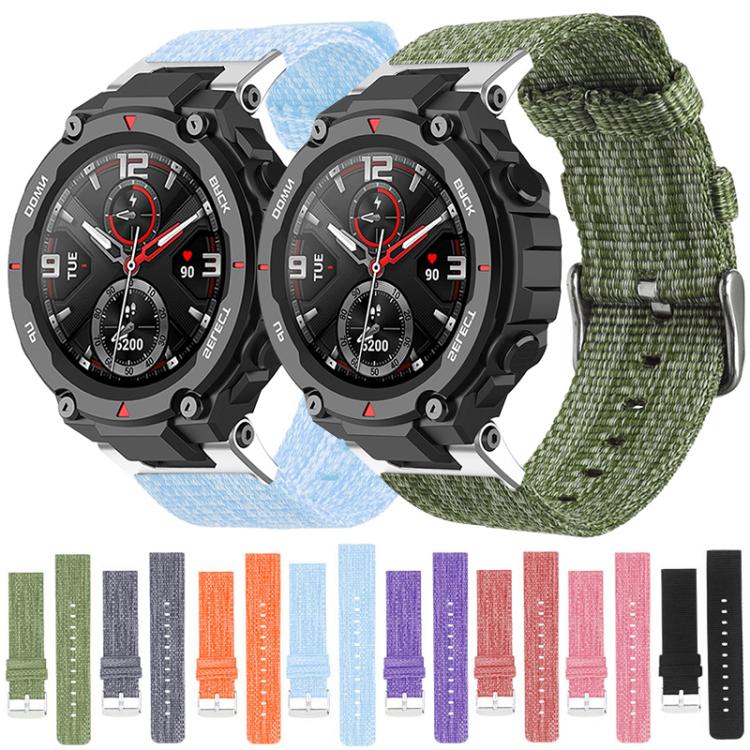 Bracelet de montre en toile de nylon xDfind, For Amazfit T-Rex 3