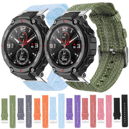 Bracelet de montre en toile de nylon xDfind, For Amazfit T-Rex 3