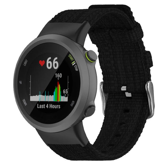 Bracelet de montre en toile de nylon xDfind, For Garmin Forerunner 45 / 45S / Swim 2