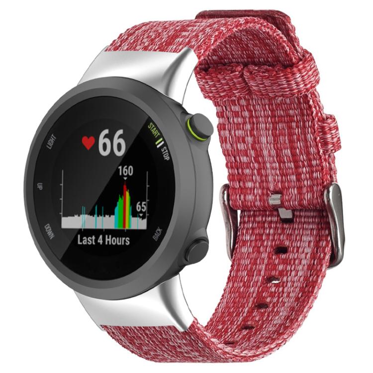 Bracelet de montre en toile de nylon xDfind, For Garmin Forerunner 45 / 45S / Swim 2