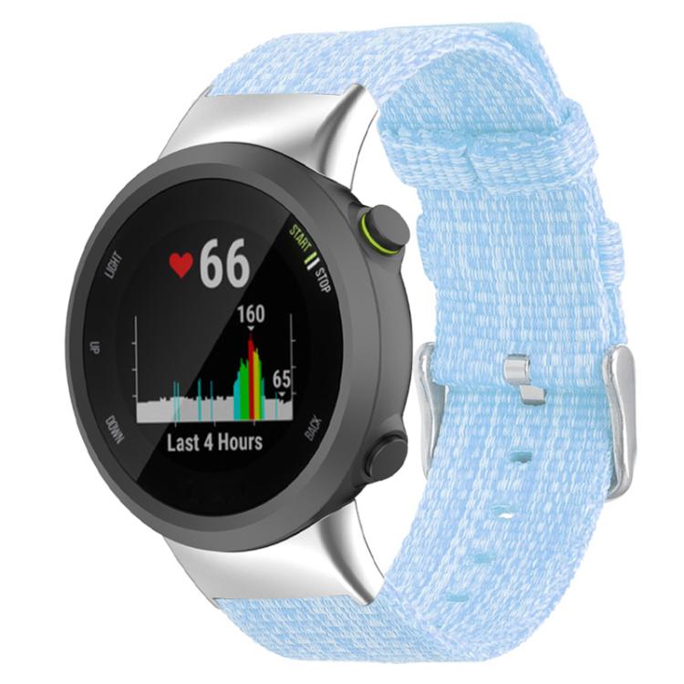 Bracelet de montre en toile de nylon xDfind, For Garmin Forerunner 45 / 45S / Swim 2