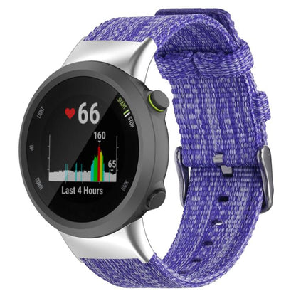 Bracelet de montre en toile de nylon xDfind, For Garmin Forerunner 45 / 45S / Swim 2