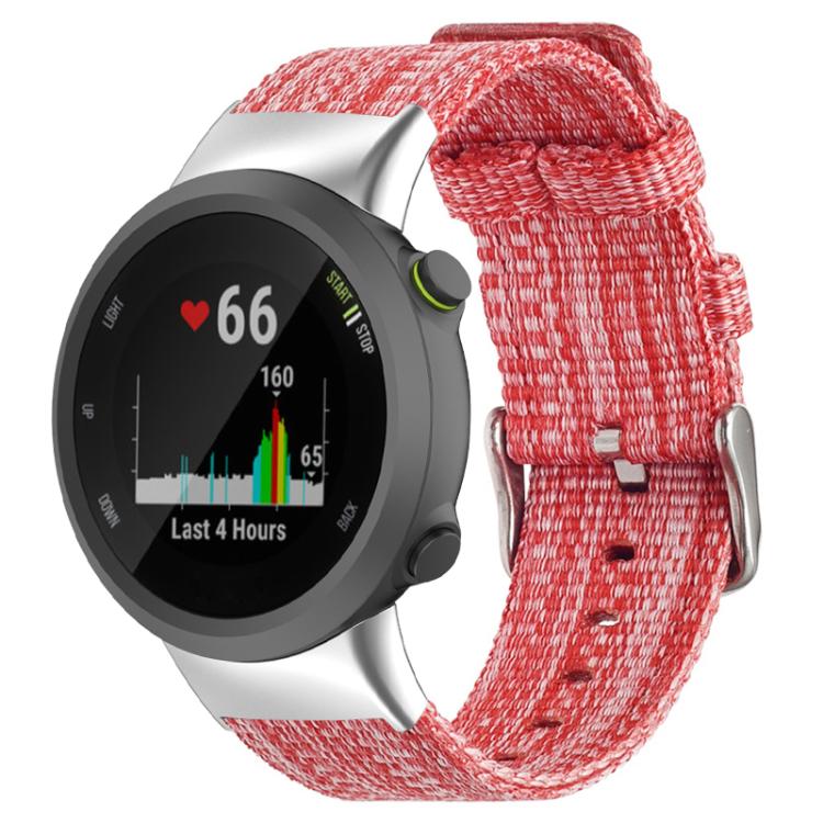 Bracelet de montre en toile de nylon xDfind, For Garmin Forerunner 45 / 45S / Swim 2