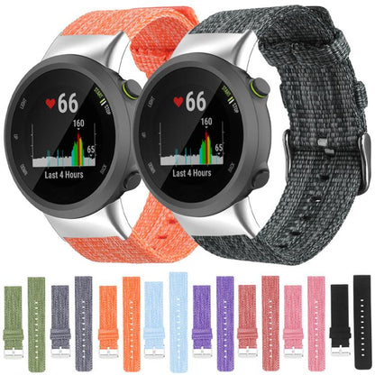 Bracelet de montre en toile de nylon xDfind, For Garmin Forerunner 45 / 45S / Swim 2