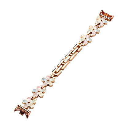 Bracelet de montre en métal à pétales de soleil xDfind, For Xiaomi Band 10 Pro / 9 Pro / 8 Pro, For Redmi Watch 6 / 5 / 4, For Xiaomi Smart Band 10 / 9 / 8