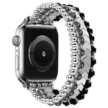 Bracelet de montre en métal à perles de cristal xDfind, For Apple Watch 42 / 44 / 45 / 46 / 49mm, For Apple Watch 38 / 40 / 41 / S10 42mm