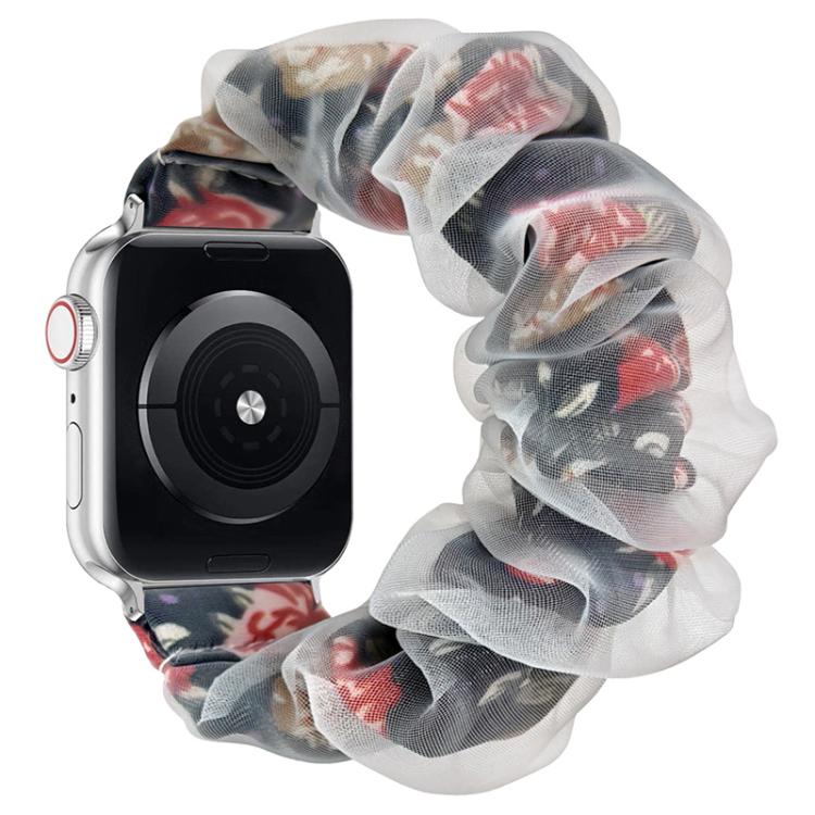 Bracelet de montre xDfind en polyester hybride organza double couche, For Apple Watch 42 / 44 / 45 / 46 / 49mm, For Apple Watch 38 / 40 / 41 / S10 42mm