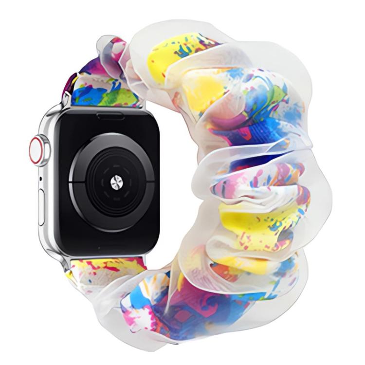 Bracelet de montre xDfind en polyester hybride organza double couche, For Apple Watch 42 / 44 / 45 / 46 / 49mm, For Apple Watch 38 / 40 / 41 / S10 42mm
