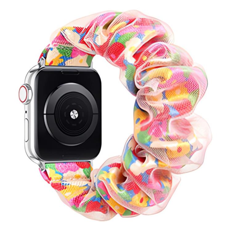 Bracelet de montre xDfind en polyester hybride organza double couche, For Apple Watch 42 / 44 / 45 / 46 / 49mm, For Apple Watch 38 / 40 / 41 / S10 42mm