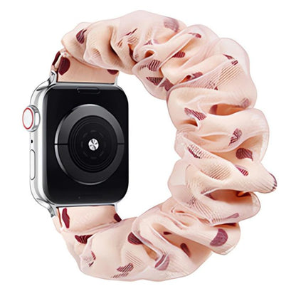 Bracelet de montre xDfind en polyester hybride organza double couche, For Apple Watch 42 / 44 / 45 / 46 / 49mm, For Apple Watch 38 / 40 / 41 / S10 42mm