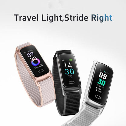 Bracelet connecté GTL1 avec écran TFT de 0,96 pouce et surveillance de la fréquence cardiaque