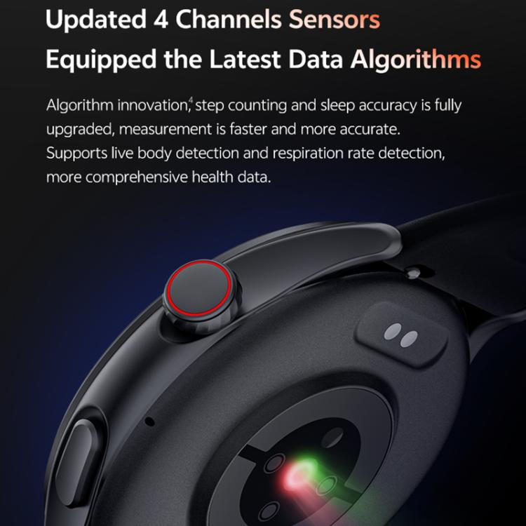 Montre connectée GTR3 avec écran AMOLED de 1,43 pouce et suivi de la fréquence cardiaque