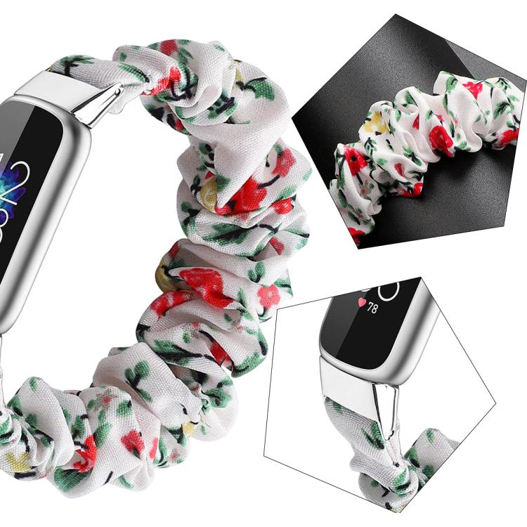 Bracelet de montre élastique en polyester xDfind pour Fitbit Luxe, S, L