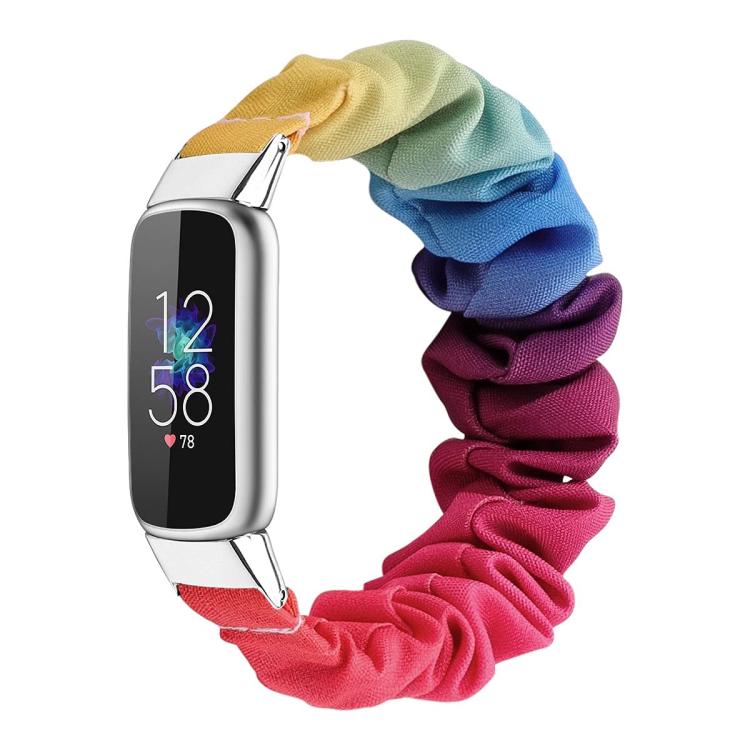 Bracelet de montre élastique en polyester xDfind pour Fitbit Luxe, S, L
