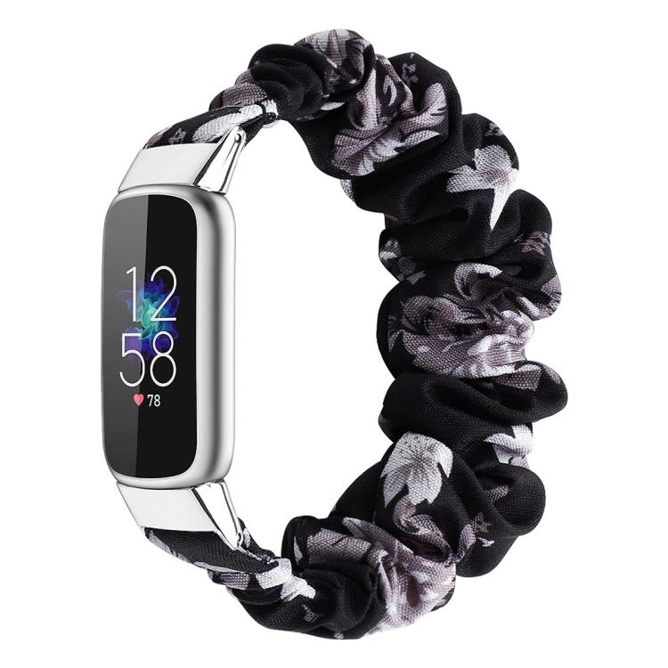 Bracelet de montre élastique en polyester xDfind pour Fitbit Luxe, S, L