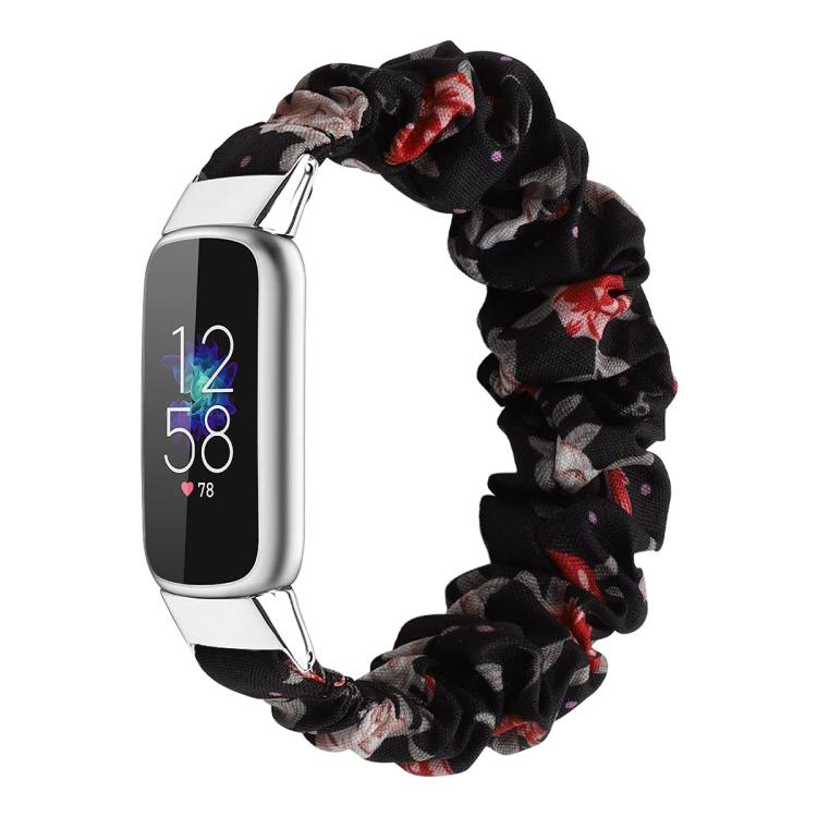Bracelet de montre élastique en polyester xDfind pour Fitbit Luxe, S, L