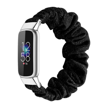 Bracelet de montre élastique en polyester xDfind pour Fitbit Luxe, S, L