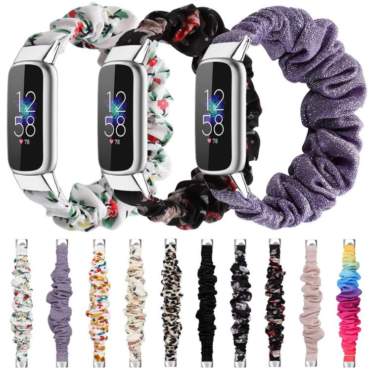 Bracelet de montre élastique en polyester xDfind pour Fitbit Luxe, S, L
