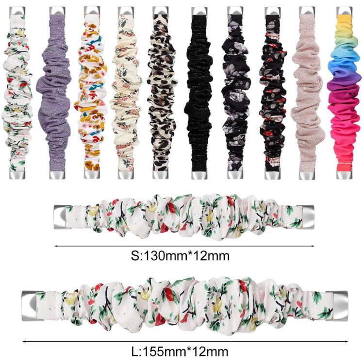 Bracelet de montre élastique en polyester xDfind pour Fitbit Luxe, S, L