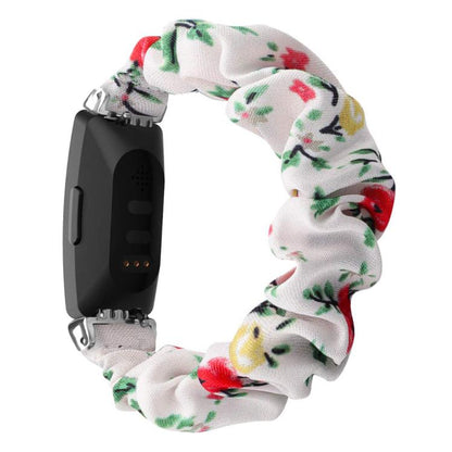 Bracelet de montre élastique en polyester xDfind avec couronne pour Fitbit Inspire, S, L