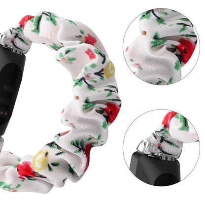 Bracelet de montre élastique en polyester xDfind avec couronne pour Fitbit Inspire, S, L