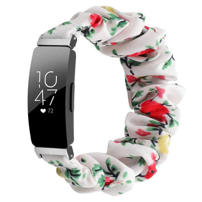 Bracelet de montre élastique en polyester xDfind avec couronne pour Fitbit Inspire, S, L
