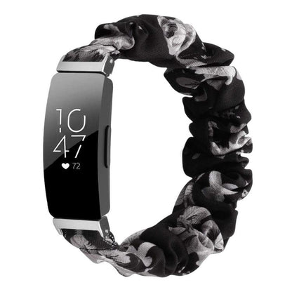 Bracelet de montre élastique en polyester xDfind avec couronne pour Fitbit Inspire, S, L
