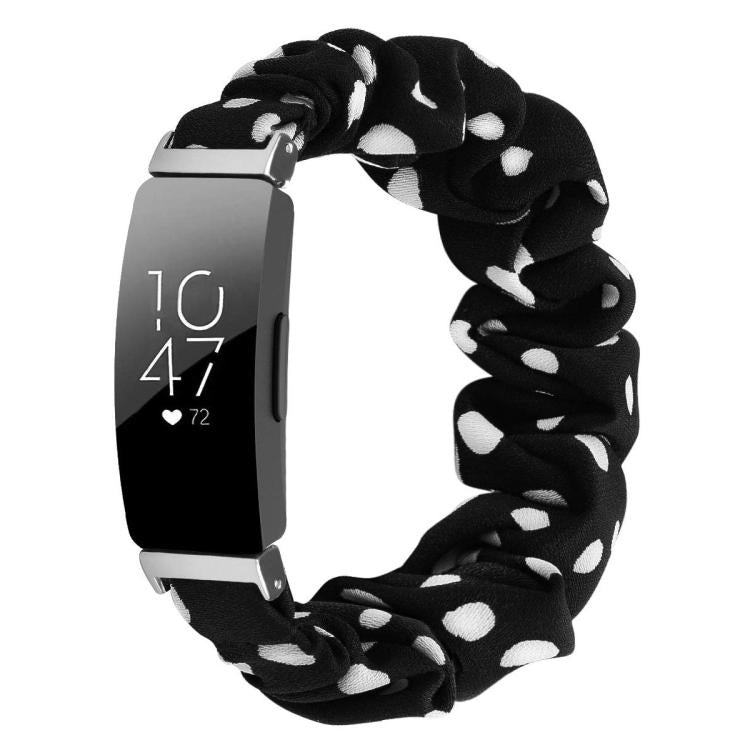 Bracelet de montre élastique en polyester xDfind avec couronne pour Fitbit Inspire, S, L