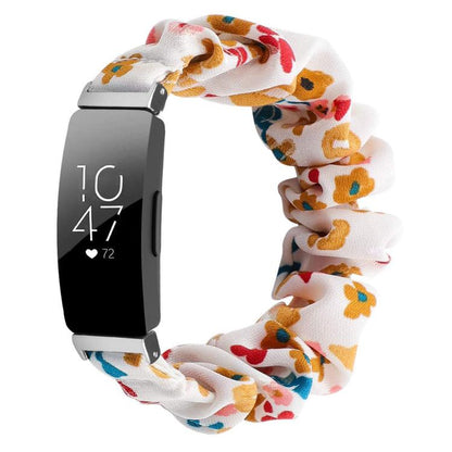 Bracelet de montre élastique en polyester xDfind avec couronne pour Fitbit Inspire, S, L
