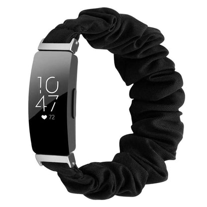 Bracelet de montre élastique en polyester xDfind avec couronne pour Fitbit Inspire, S, L