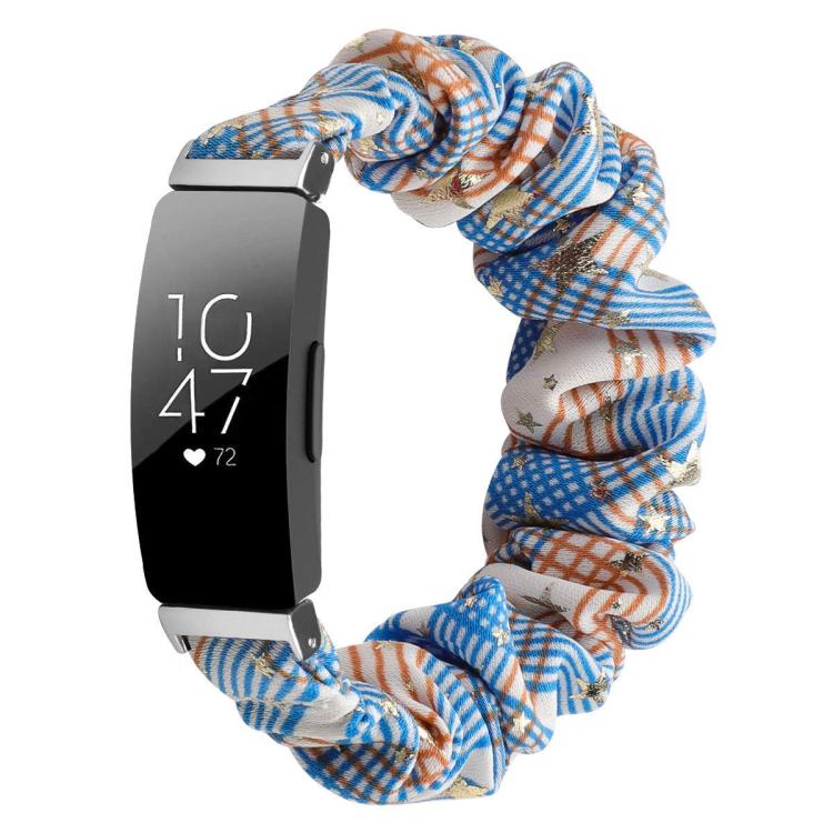 Bracelet de montre élastique en polyester xDfind avec couronne pour Fitbit Inspire, S, L