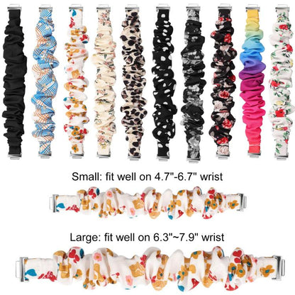 Bracelet de montre élastique en polyester xDfind avec couronne pour Fitbit Inspire, S, L