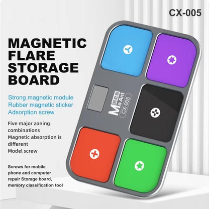MaAnt CX-005 Screw Magnetic Flare Storage Board for Electronic Equipment Repair