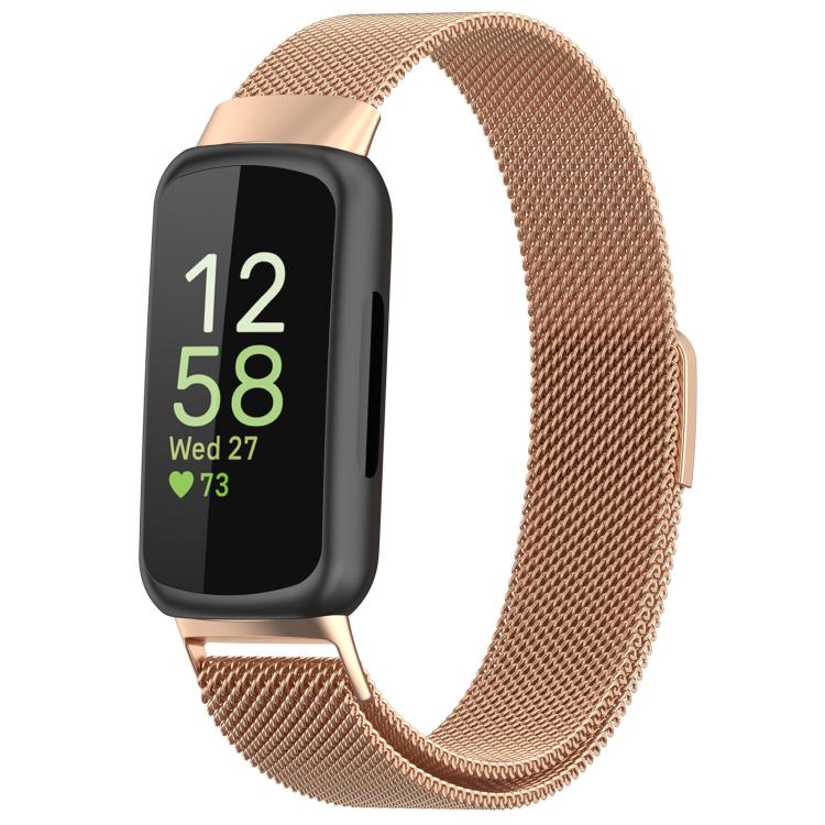 Bracelet de montre milanais en métal xDfind, For Fitbit Inspire 3