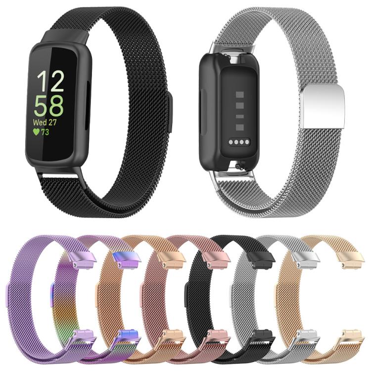 Bracelet de montre milanais en métal xDfind, For Fitbit Inspire 3