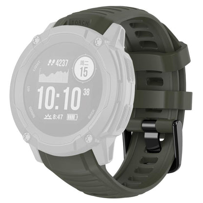 Bracelet de montre en silicone uni avec connecteur en plastique à dégagement rapide xDfind, For Garmin Instinct 2X