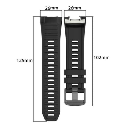Bracelet de montre en silicone uni avec connecteur en plastique à dégagement rapide xDfind, For Garmin Instinct 2X