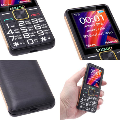 MXMID G880 Pro Big Keys Elder Phone, 2.4 inch, MT6261D, 1600mAh Battery, LED Flashlight, Network: 2G