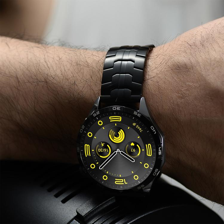 Bracelet de montre en acier inoxydable à boucle papillon xDfind, 22mm