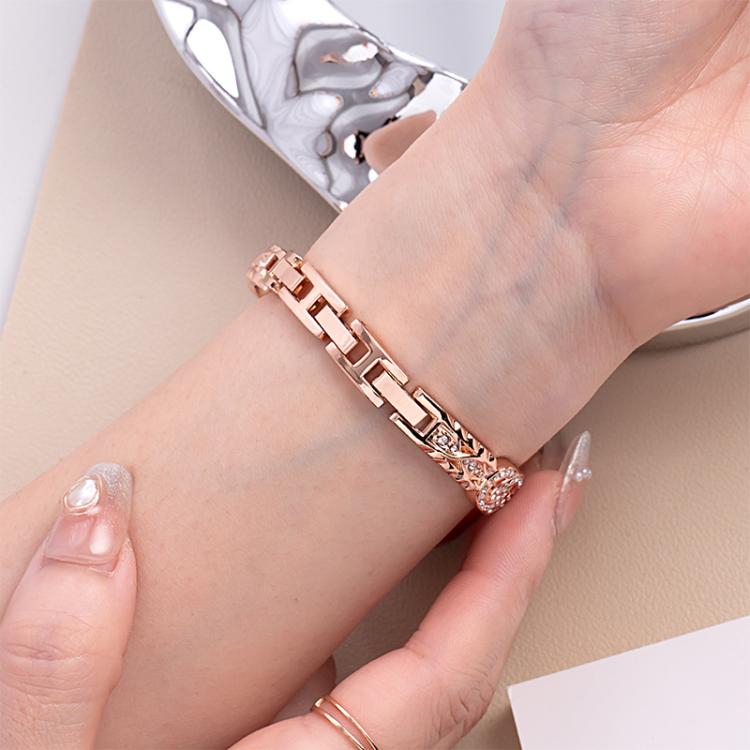Bracelet fin xDfind en acier inoxydable et métal diamanté, For Apple Watch 42 / 44 / 45 / 46 / 49mm, For Apple Watch 38 / 40 / 41 / S10 42mm