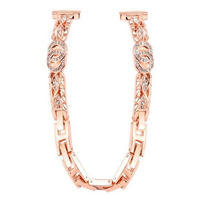 Bracelet fin xDfind en acier inoxydable et métal diamanté, 14mm