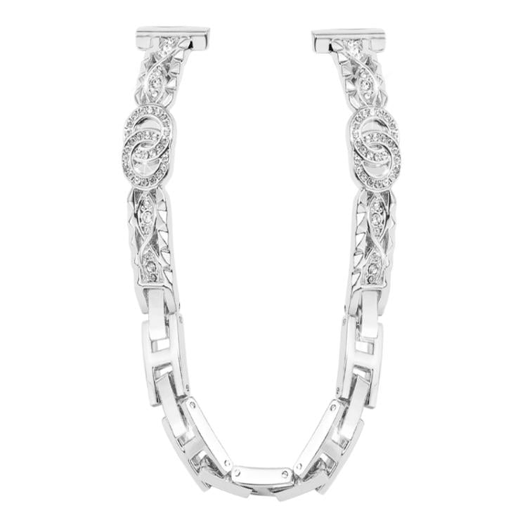 Bracelet fin xDfind en acier inoxydable et métal diamanté, 14mm
