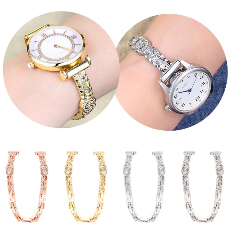Bracelet fin xDfind en acier inoxydable et métal diamanté, 14mm