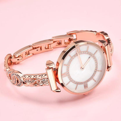 Bracelet fin xDfind en acier inoxydable et métal diamanté, 14mm