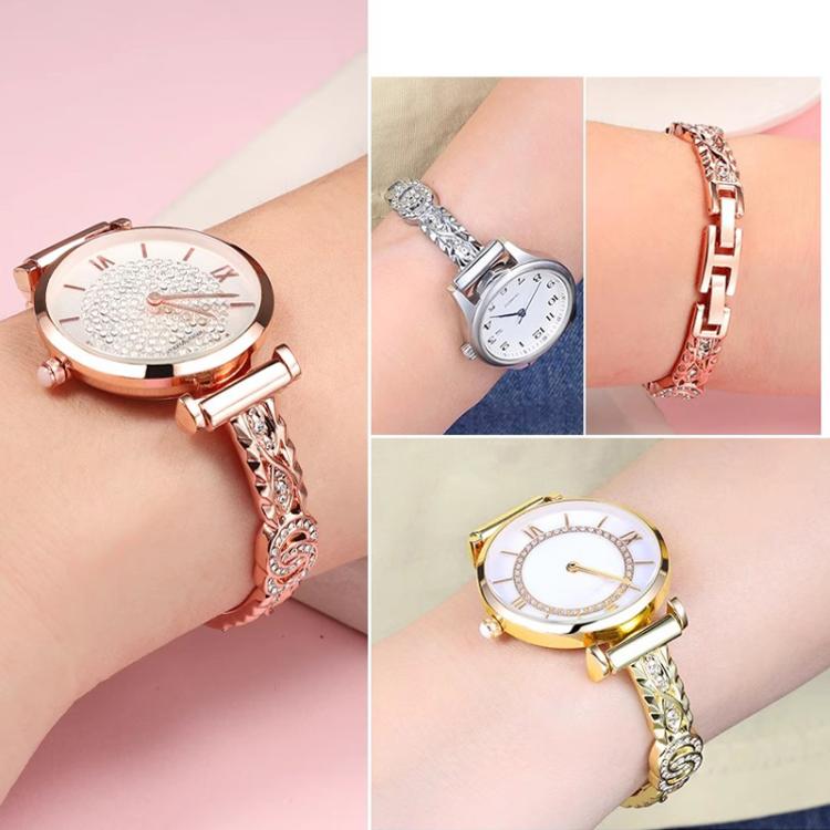 Bracelet fin xDfind en acier inoxydable et métal diamanté, 14mm