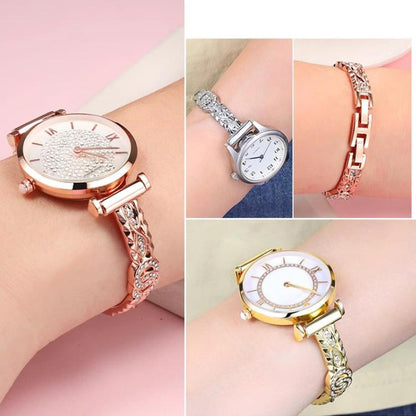 Bracelet fin xDfind en acier inoxydable et métal diamanté, 14mm