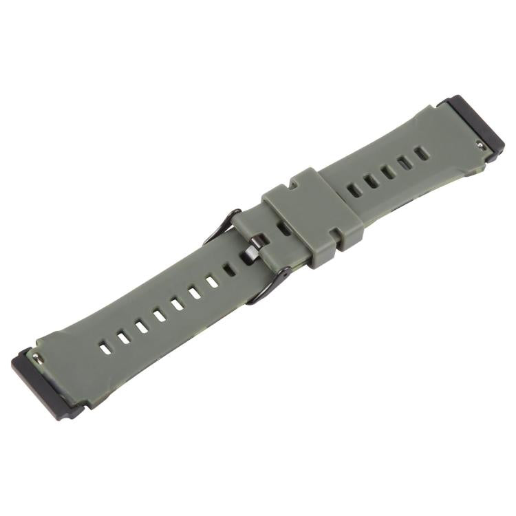 Bracelet de montre en silicone xDfind Black Connector à motif camouflage, For Fitbit Versa 2 / Versa
