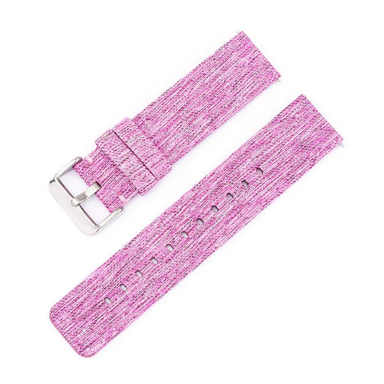 Bracelet de montre en toile de nylon tissée avec boucle ardillon en acier inoxydable, 12mm, 14mm